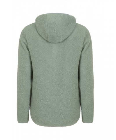 Cosmos Womens Recycled Hooded Fleece Khaki $15.84 Fleece