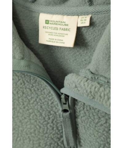 Cosmos Womens Recycled Hooded Fleece Khaki $15.84 Fleece