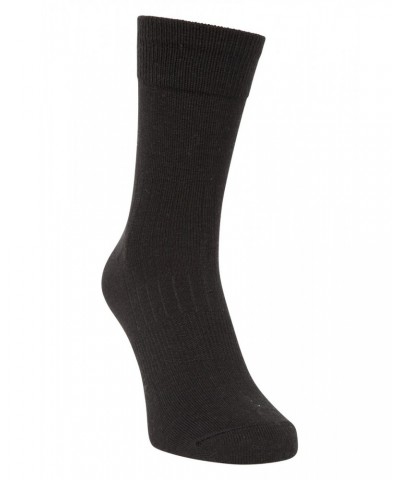 Mens Merino Mid-Calf Socks Black $11.39 Accessories