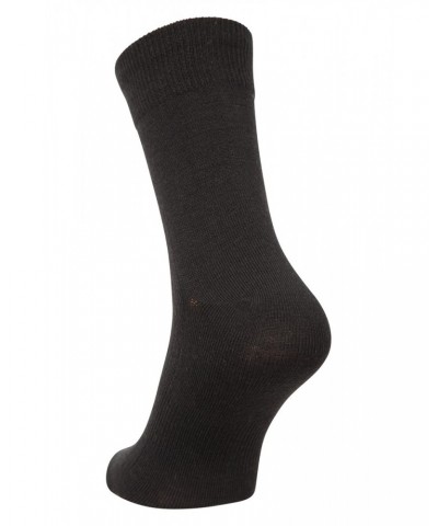 Mens Merino Mid-Calf Socks Black $11.39 Accessories