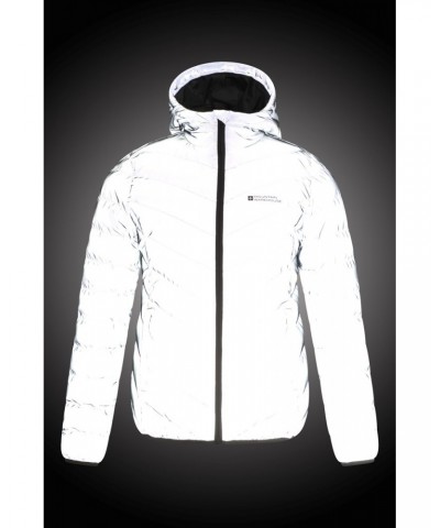 Seasons Womens Reflective Insulated Jacket Grey $32.20 Jackets