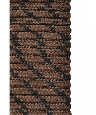 Round Textured Boot Laces - 150cm Brown $6.59 Footwear