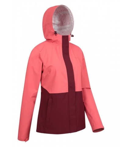 Oceanside Womens 2.5 Layer Waterproof Jacket Pink $32.39 Jackets