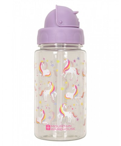 BPA Free Unicorn Print Water Bottle - 15oz Pink $9.71 Accessories