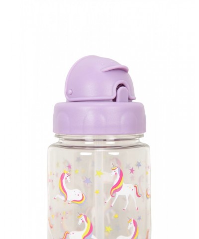 BPA Free Unicorn Print Water Bottle - 15oz Pink $9.71 Accessories