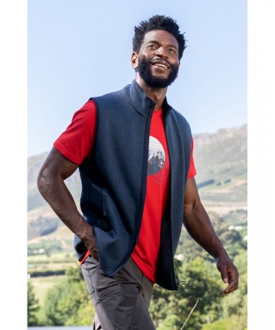 Treston II Mens Vest Navy $15.91 Fleece