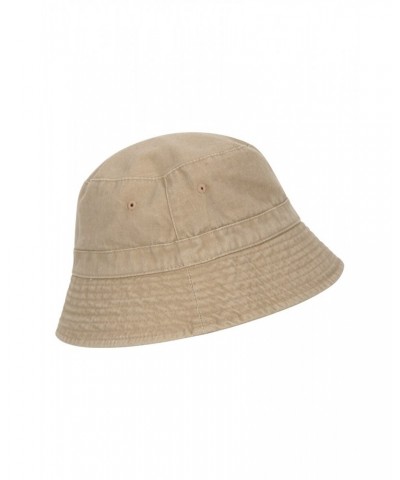 Mens Washed Bucket Hat Beige $11.79 Accessories