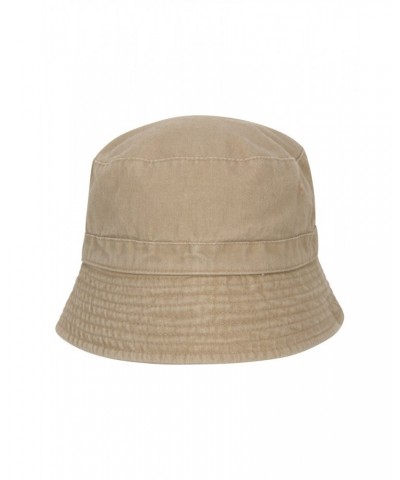 Mens Washed Bucket Hat Beige $11.79 Accessories