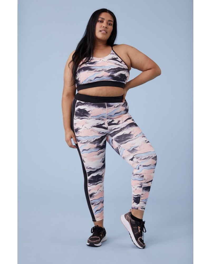 Fusion Womens 7/8 Leggings Blush $30.68 Active