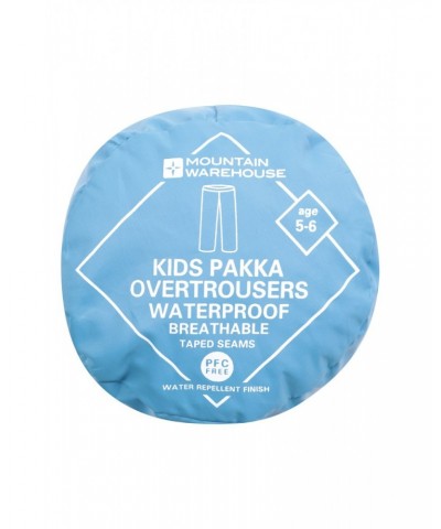 Pakka II Kids Waterproof Overpants Blue $14.49 Pants