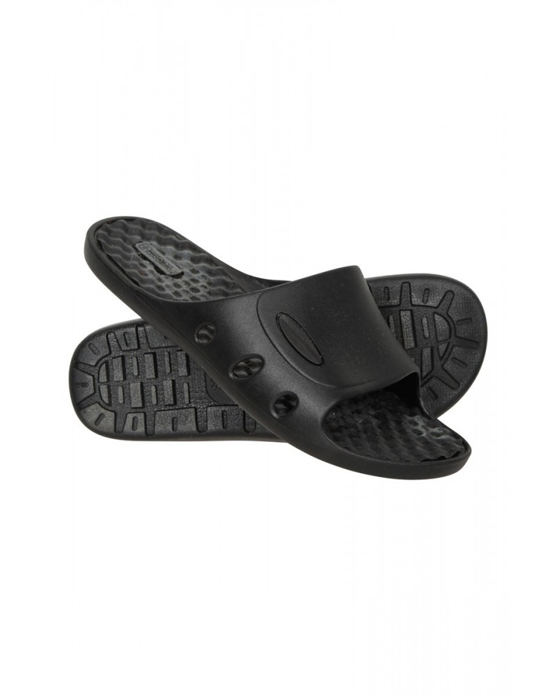 Street Scuff Mens Sandals Black $10.79 Footwear