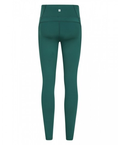 Blackout High Waisted Womens Tights Green $13.86 Active