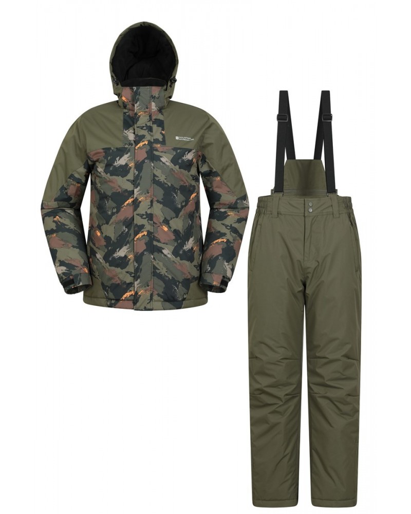 Mens Ski Jacket and Pant Set Camouflage $40.00 Jackets