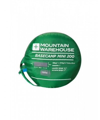 Basecamp 200 Mini Sleeping Bag Dark Green $15.38 Sleeping Bags