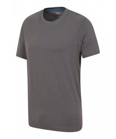 Eden Mens Organic Plain T-Shirt Light Grey $10.99 Tops