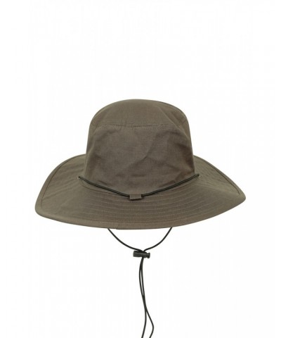 Mens Australian Brim Hat Dark Khaki $10.19 Accessories