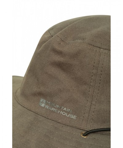 Mens Australian Brim Hat Dark Khaki $10.19 Accessories