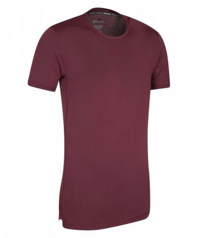 Mantra IsoCool Mens T-Shirt Dusky Wine $13.24 Tops