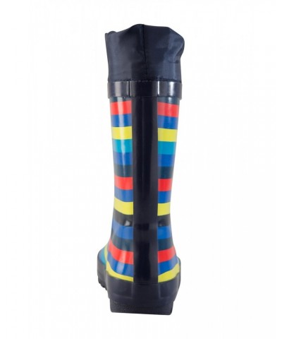 Kids Sunny Rubber Rain Boots Navy $14.99 Footwear