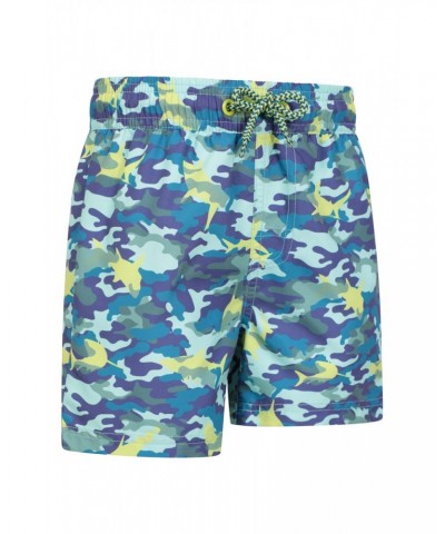 Patterned Kids Boardshorts Lime Punch $8.50 Pants