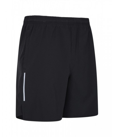 Motion Mens 2 in 1 Active Shorts Jet Black $21.15 Active