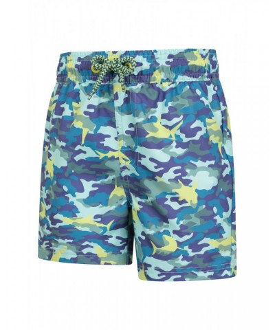 Patterned Kids Boardshorts Lime Punch $8.50 Pants