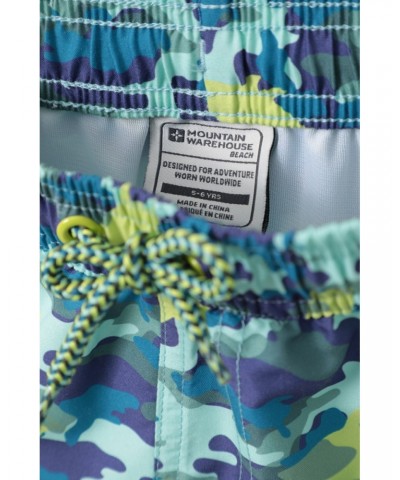 Patterned Kids Boardshorts Lime Punch $8.50 Pants