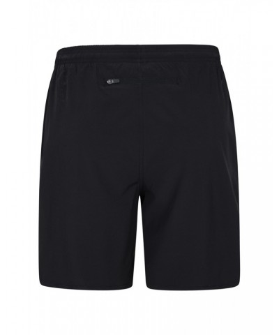 Motion Mens 2 in 1 Active Shorts Jet Black $21.15 Active