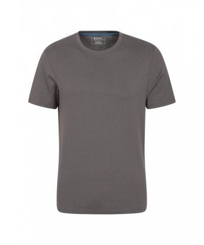 Eden Mens Organic Plain T-Shirt Grey $11.19 Tops