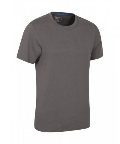 Eden Mens Organic Plain T-Shirt Grey $11.19 Tops