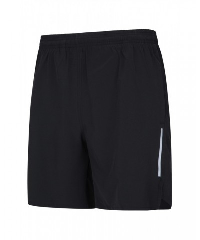 Motion Mens 2 in 1 Active Shorts Jet Black $21.15 Active