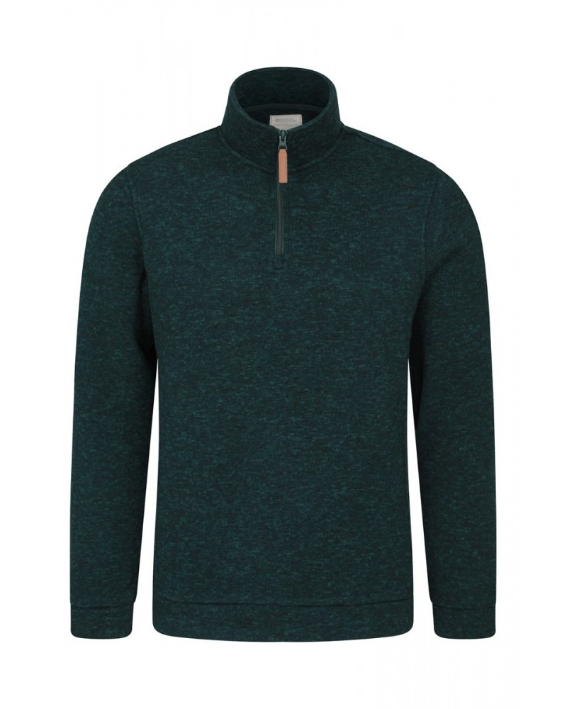 Idris Mens Fleece Dark Green $16.23 Fleece