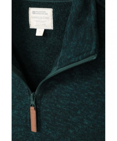 Idris Mens Fleece Dark Green $16.23 Fleece