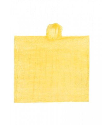 Disposable Unisex Poncho Yellow $7.53 Jackets