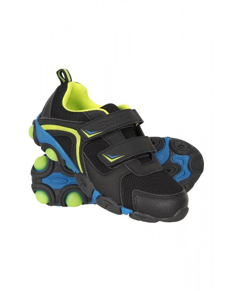 Light Up Adaptive Toddler Shoes Black $16.19 Footwear