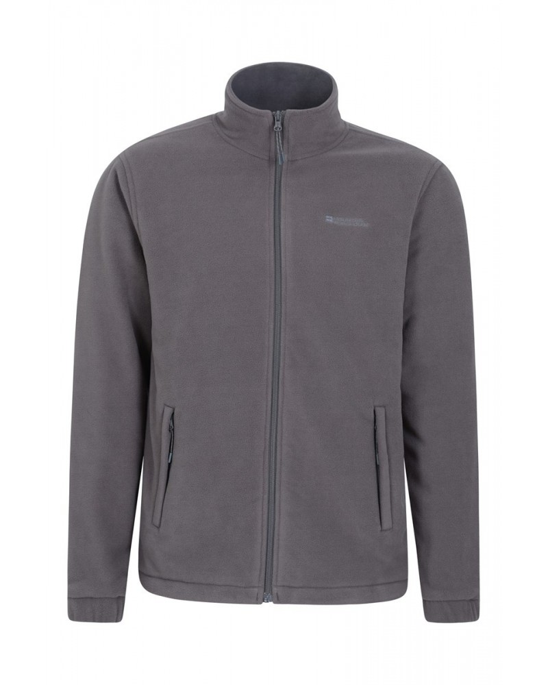 Bernard II Mens Windproof Fleece Dark Grey $29.40 Fleece